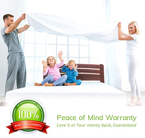 Comfier Sleep Protector de Colchón Impermeable 140 x 200 cm - Cubre Colchón Transpirable e Fresca , Funda de colchón de bambú, Hipoalergénico, Anti-Ácaros