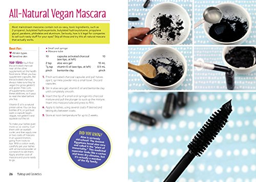 Compassionate Chick's Guide to DIY Beauty: 115+ Recipes for DIY Vegan, Gluten-Free, Cruelty-Free Makeup, Skin & Hair Products: 125 Recipes for Vegan, ... Makeup, Skin and Hair Care Products