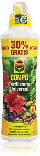 Compo - Fertilizante universal - Para plantas en interior, balcón y terraza - 1.3 l