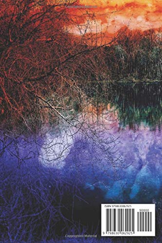 Composition Notebook: Landscapes Surreal View Of Calm River With Trees From The Opposite Grunge Composition Notebobok Over 50 Sheets