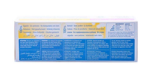 Con sistema de frío OF 3 Natracare orgánico Maya de cama de algodón tampones aspecto de piel de punto reforzado y