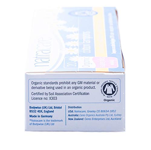 Con sistema de frío OF 3 Natracare orgánico Maya de cama de algodón tampones aspecto de piel de punto reforzado y