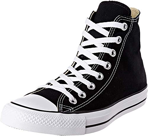 Converse Chuck Taylor All Star Hi, Zapatillas Altas Unisex adulto, Negro (Black/White), 43 EU
