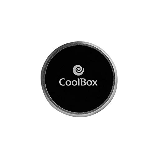 CoolBox CoolFix Coche Negro, Plata - Soporte (Teléfono móvil/Smartphone, Coche, Negro, Plata, Soporte pasivo, Soporte para Rejilla de ventilación del Coche, 1 Pieza(s))