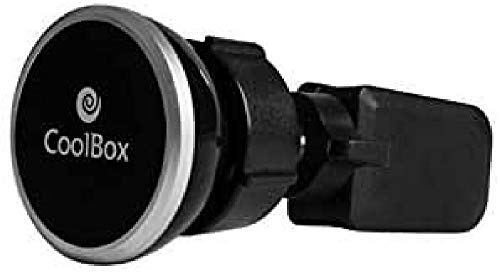 CoolBox CoolFix Coche Negro, Plata - Soporte (Teléfono móvil/Smartphone, Coche, Negro, Plata, Soporte pasivo, Soporte para Rejilla de ventilación del Coche, 1 Pieza(s))