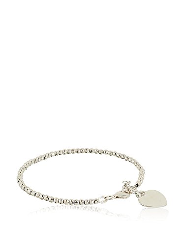 Córdoba Jewels | Pulsera en Plata de Ley 925 Diseño Corazón Sferas