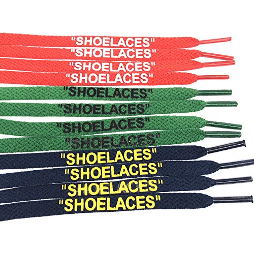 Cordones planos con cremallera para zapatos "The Diez", hechos a mano para zapatillas de deporte, color blanco y negro, 140 cm