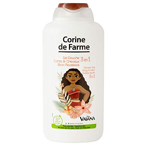Corine de Farme Vaiana 3en1 Gel Ducha Extra suave para cuerpo/cabello/de baño de espuma, 500 ml