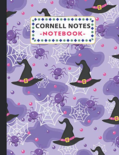 Cornell Notes Notebook: Cornell Note Paper Notebook |Universal Note Taking System| Index and Numbered Pages | Large College Ruled Medium Lined Journal ... Premium Witch Hat Matte Finish Cover