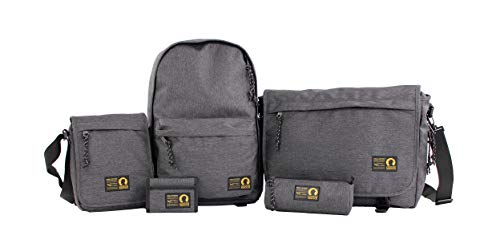 Coronel Tapiocca Estuche Denim Coronel Tapioca, Escolar Hombre, Gris, 20x7x6 cm