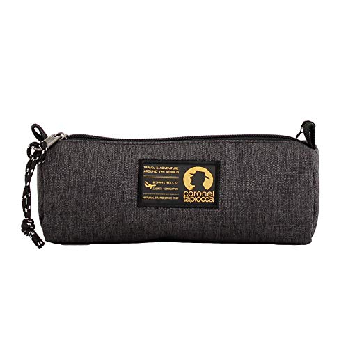 Coronel Tapiocca Estuche Denim Coronel Tapioca, Escolar Hombre, Gris, 20x7x6 cm