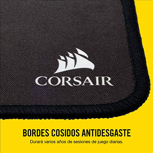 Corsair MM300 - Alfombrilla de ratón para juego (superficie paño antidezgaste), Tamaño Extendedido, Negro
