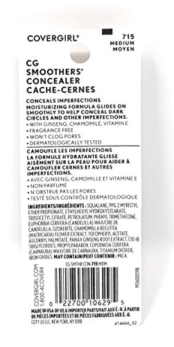 Covergirl smoothers – Base de maquillaje, médium-n (4 G) (lote de 4)