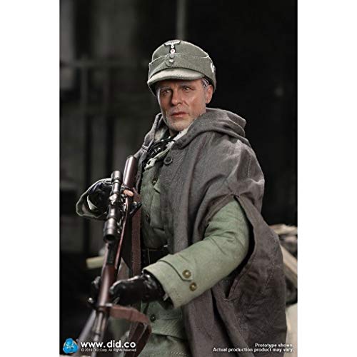 CQ Stalingrado: Enemigo a las puertas: Figura de acción militar del ejército, 12 pulgadas de la 10ª edición del aniversario del famoso francotirador alemán Konings 2.0 masculina Soldado flexible Model