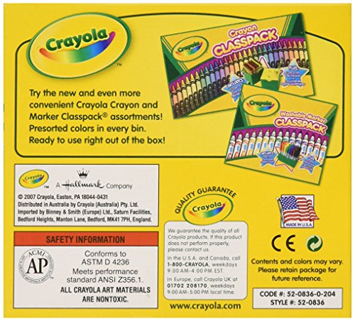 CRAYOLA - Crayones (12 Unidades), Color Blanco