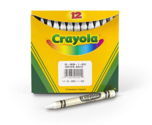 CRAYOLA - Crayones (12 Unidades), Color Blanco