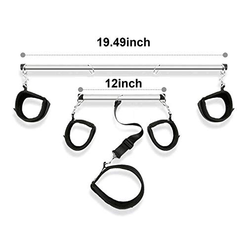 Crazy Juguete Sorpresa - Puños Para El Cuello, La Mano Y El Tobillo Con Herramientas De Fijación De Barra Separadora Para Principiantes