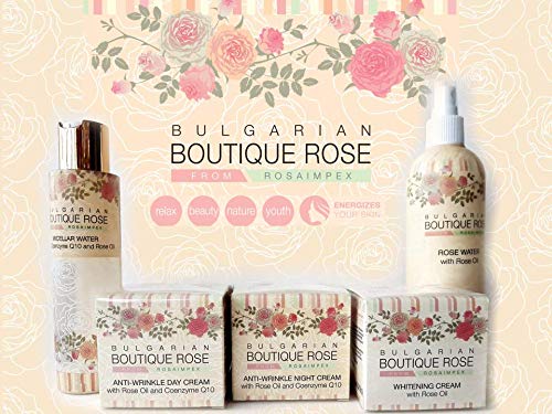Crema Blanqueadora Facial con Aceite Natural de Rosa de Boutique Rose, Sin Parabenos, Sin Conservantes
