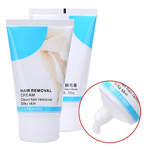 Crema depilatoria, ingredientes suaves Mujeres indoloras Hombres Crema depilatoria para las axilas Brazos axilas Piernas Área del bikini Todo el cuerpo