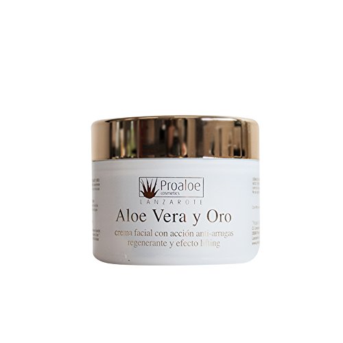 Crema Facial Antiarrugas y Lifting Aloe Vera & Oro 200ml