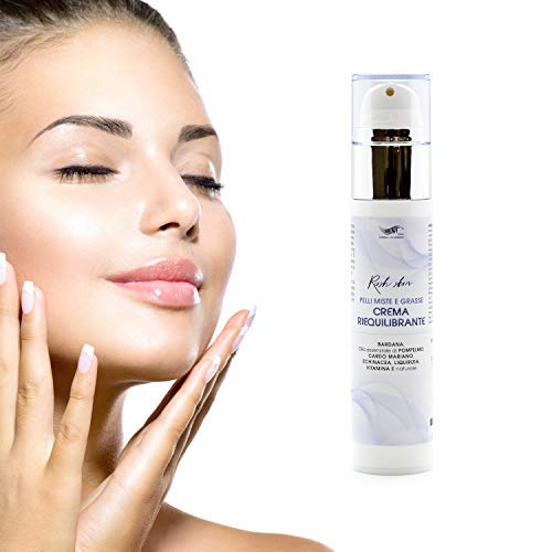 Crema Facial Piel Grasa y Mixta 50ml Anti Acne y Puntos Negros Previene El Efecto Brillante Dermopurificante Antibacteriana Astringente