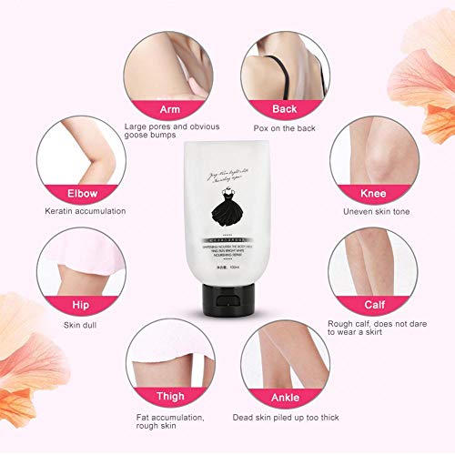 Crema para el cuerpo, Crema corporal blanqueadora Crema hidratante para el cuerpo Loción corporal Crema para el cuidado de la piel