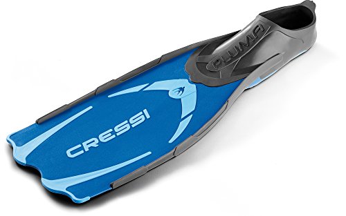 Cressi Pluma - Aletas de buceo, color azul (blue) - Tamaño 43/44