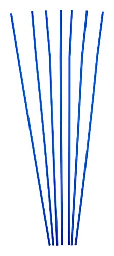 CRISTALINAS Recambio de Cañas, Ratán, Azul, 32.5x3x3 cm, 7 Unidades