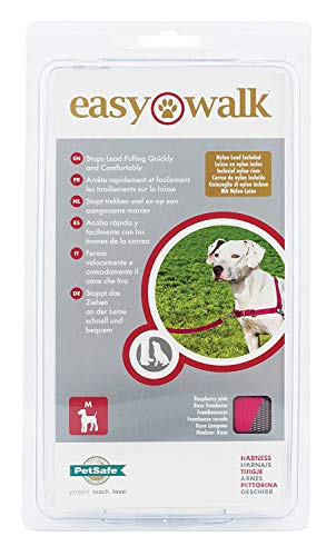 Croci Easy Walk Arnés, Nailon, Raspberry Pink, M