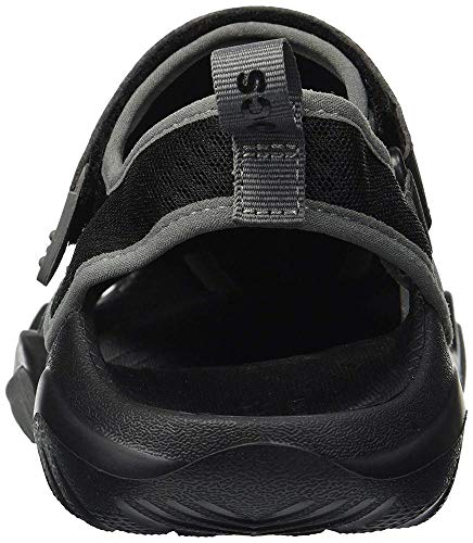 CROCS Swiftwater Mesh Deck Sandal M, Zuecos para Hombre, Negro (Black 001), 39/40 EU