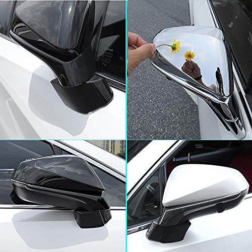 Cubiertas De Ajuste De Espejo De ala De Fibra De Carbono para Adaptarse A Accesorios Modificados para Automóvil Nx/RX, Cubierta De Espejo Retrovisor De Fibra De Carbono Negra Cubierta De Espejo De A