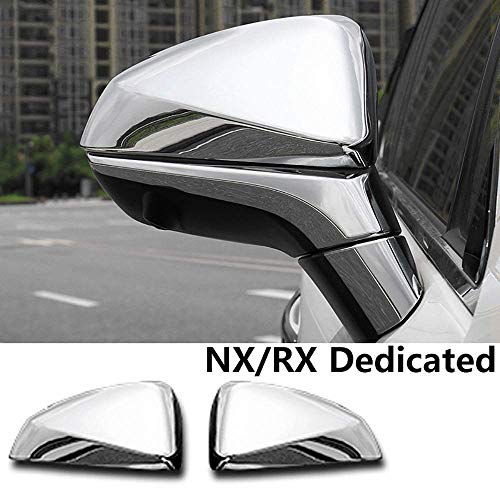 Cubiertas De Ajuste De Espejo De ala De Fibra De Carbono para Adaptarse A Accesorios Modificados para Automóvil Nx/RX, Cubierta De Espejo Retrovisor De Fibra De Carbono Negra Cubierta De Espejo De A