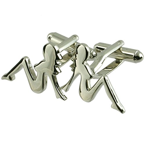 Cuff Links Sexy Chica Playboy modelo gemelos~Adulto cuadro personalizado grabado