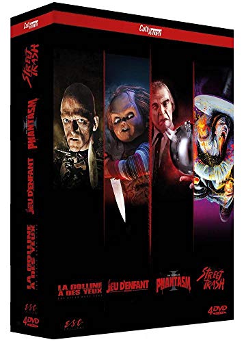 Cult'Horror : Phantasm + Chucky - Jeu d'enfant + Street Trash + La Colline a des yeux [Italia] [DVD]