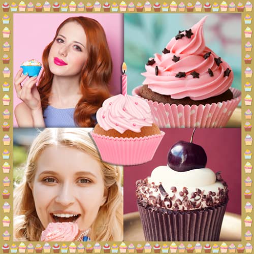 Cupcake Photo Collage