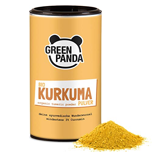 Cúrcuma en polvo orgánica de alta calidad, probada y certificada en laboratorio, cúrcuma orgánica molida extra fine, perfecta para la leche dorada (170 GR)