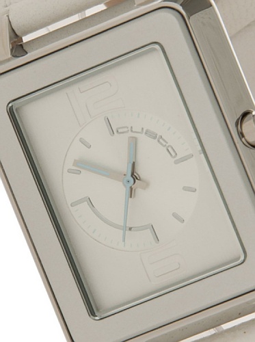 Custo Watches CU027601 - Reloj de Señora Cuarzo Piel Blanco