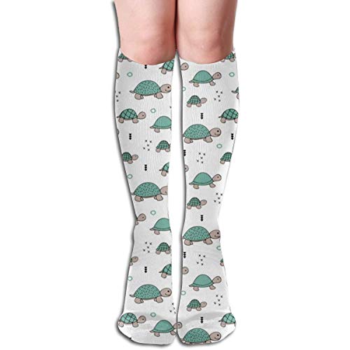 Cute Baby Turtle Pura Vida Animals Collection Comfortable Adult Knee High Sock Gym Outdoor Socks 50cm 19.7inch