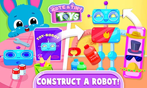 Cute & Tiny Toys - Baby Pets’ Doll, Dino, Car, Teddy Bear & Robot Gifts