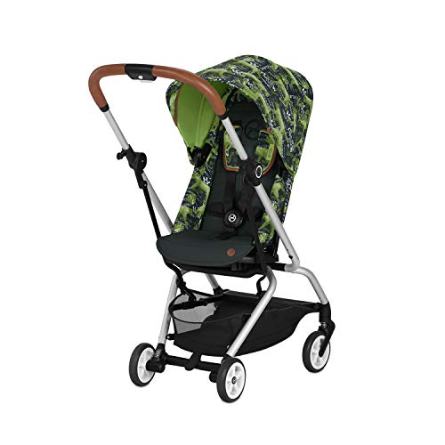 Cybex Eezy S Twist 519000523 Silla de Paseo con Asiento Giratorio 360°, Ultracompacta, Verde (Respect)