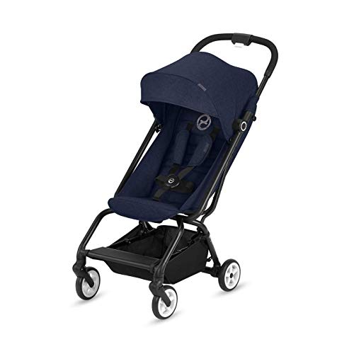 CYBEX Gold - Silla de Paseo Eezy S, Plegable con una Mano, Ultraligera, desde los 6 Meses hasta 17 kg (aprox. 4 años), denim Blue