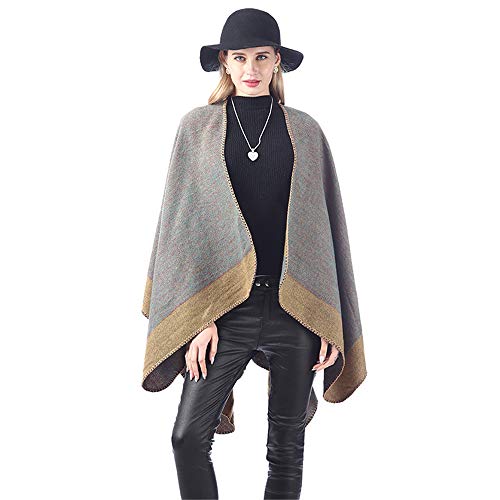 Damas De Otoño E Invierno Los Patrones De Combinación De Colores De Las Calles Europeas Y Americanas Mantienen Cálidos Y Cómodos Chales De Bufanda Para Damas Chales De Vacaciones De Oficina Diarios