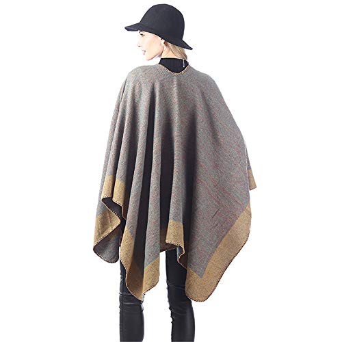 Damas De Otoño E Invierno Los Patrones De Combinación De Colores De Las Calles Europeas Y Americanas Mantienen Cálidos Y Cómodos Chales De Bufanda Para Damas Chales De Vacaciones De Oficina Diarios