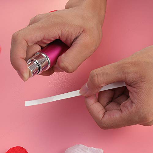 Dasket 100PCS Aceites Esenciales Aromaterapia Prueba de Papel Tester Tiras de la Fragancia del Perfume