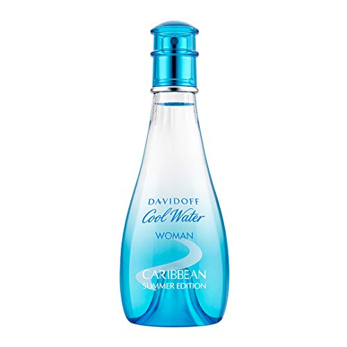 Davidoff Cool Water, Agua de tocador para mujeres - 100 ml.