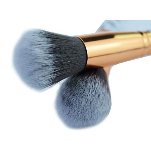 Da.Wa 10X Brochas para Maquillaje de Ojos, Delineador Cejas Sombra de Ojos Brochas Difusoras de Polvos Líquidos