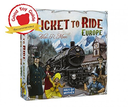 Days of Wonder Ticket to Ride Europe - Juego de Mesa de Estrategia sobre ferrocarriles (en inglés)