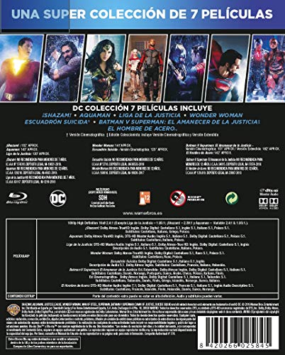 Dc Colección 7 Películas (2019) Blu-Ray [Blu-ray]