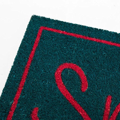 Dcasa - Felpudo con Diseño Smile 60 x 40 cm