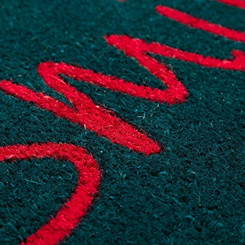 Dcasa - Felpudo con Diseño Smile 60 x 40 cm